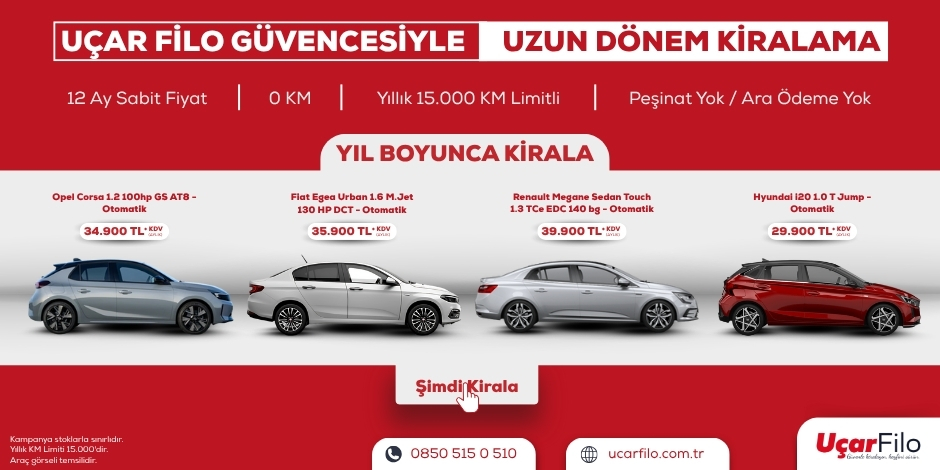 Uçar Filo Güvencesiyle Uzun Dönem Kiralama