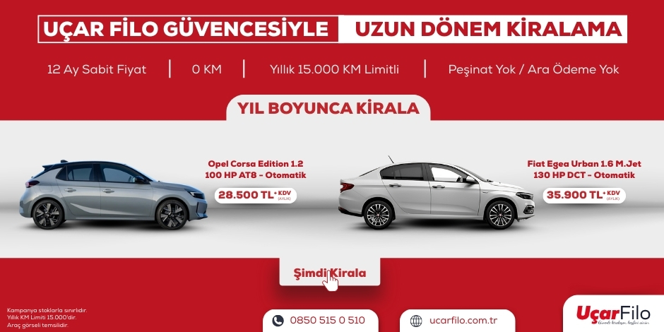 Uçar Filo Güvencesiyle Uzun Dönem Kiralama